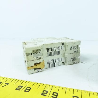 Merlin Gerin 24520 C60N Type D 6A 2-Pole Circuit Breaker 480VAC Lot Of 7
