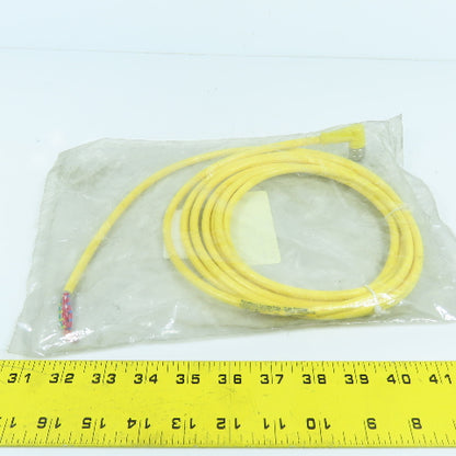 BradConnectivity Woodhead 1200720598 6-Pole Female Pigtail Cordset 90 Deg 12'
