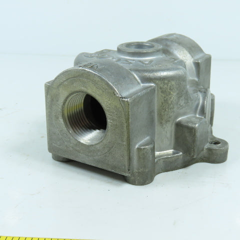 Asco Solenoid Valve Aluminum Body ONLY (Model Unknown) 1" NPT