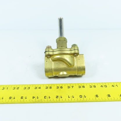 Asco 8210 Solenoid Valve Brass Body (Model Unknown) 1" NPT 5/8" Rod