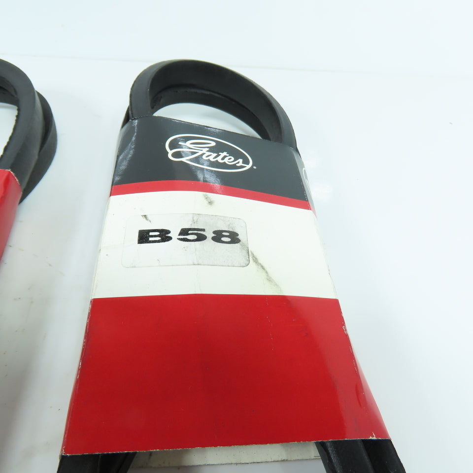 Gates 9003-2058 Hi-Power B58 V-Belt 61" x 0.66" x 0.41" Lot Of 4