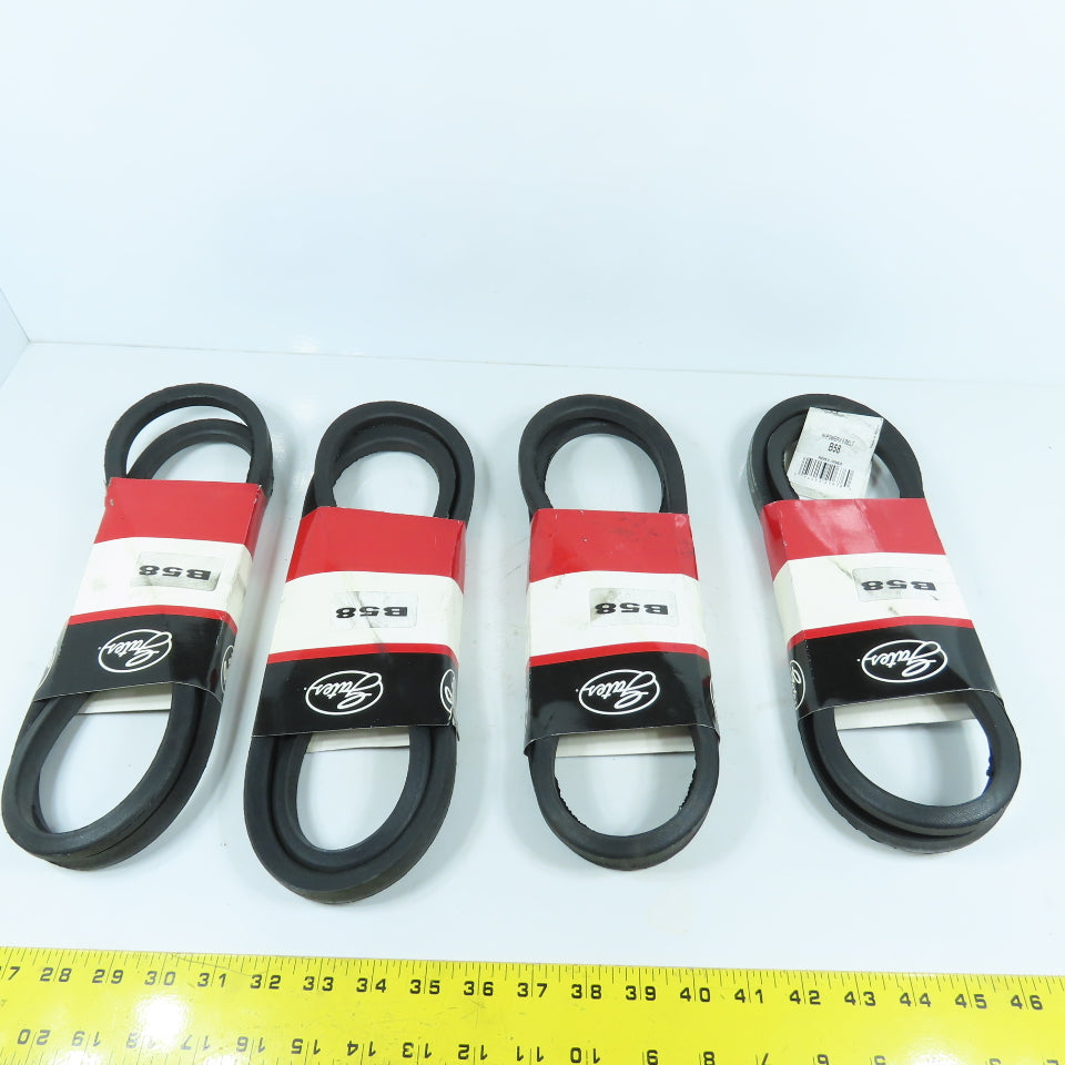 Gates 9003-2058 Hi-Power B58 V-Belt 61" x 0.66" x 0.41" Lot Of 4