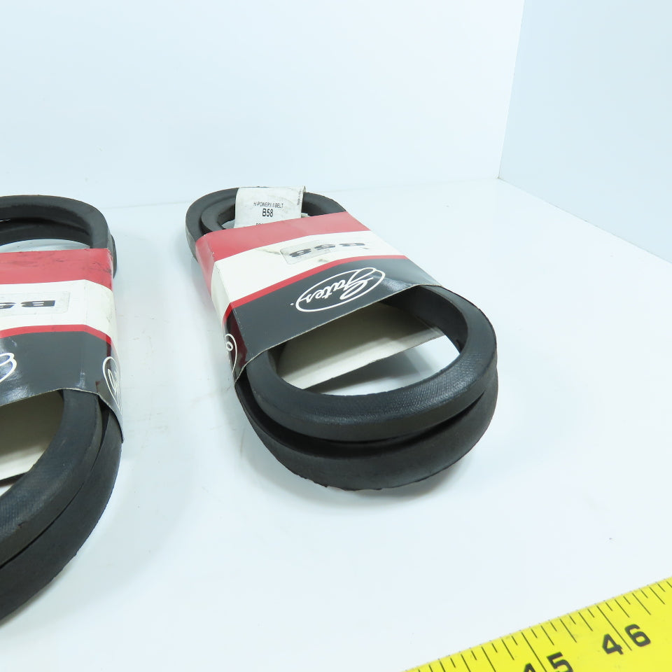 Gates 9003-2058 Hi-Power B58 V-Belt 61" x 0.66" x 0.41" Lot Of 4