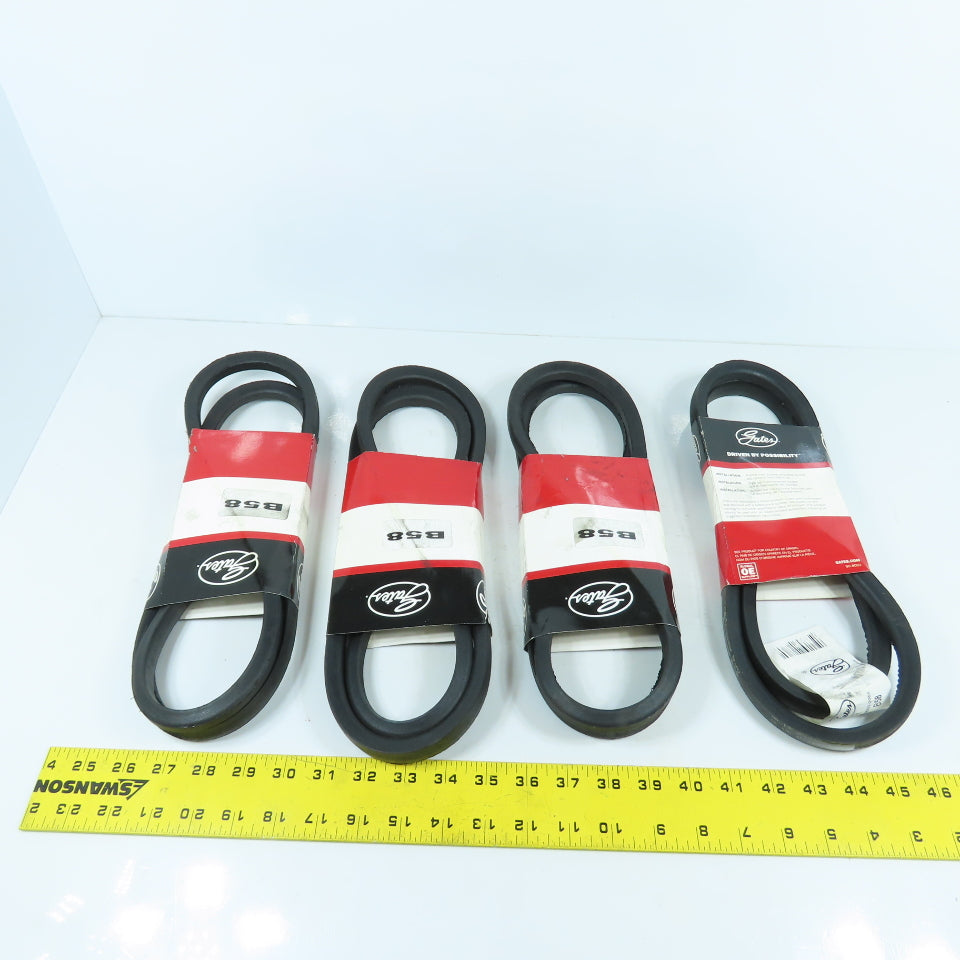 Gates 9003-2058 Hi-Power B58 V-Belt 61" x 0.66" x 0.41" Lot Of 4