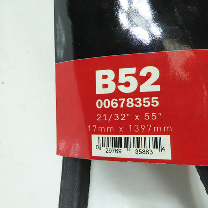 Gates 00678355 Hi-Power II B52 V-Belt B-Section 21/32" x 55" Lot Of 3