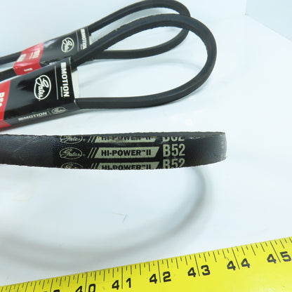Gates 00678355 Hi-Power II B52 V-Belt B-Section 21/32" x 55" Lot Of 3