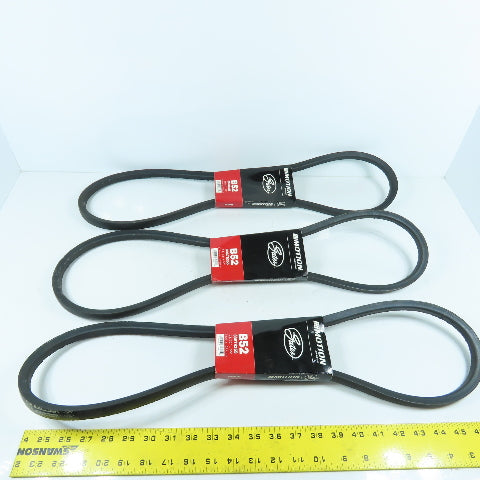 Gates 00678355 Hi-Power II B52 V-Belt B-Section 21/32" x 55" Lot Of 3