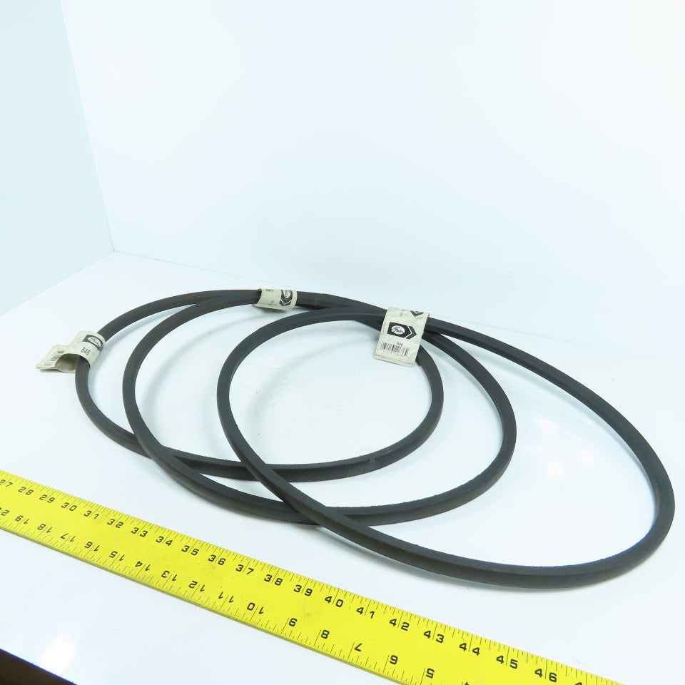 Gates 9003-2046 Hi-Power II B46 V-Belt B-Section 21/32" x 49" Lot Of 3