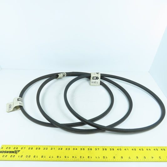 Gates 9003-2046 Hi-Power II B46 V-Belt B-Section 21/32" x 49" Lot Of 3