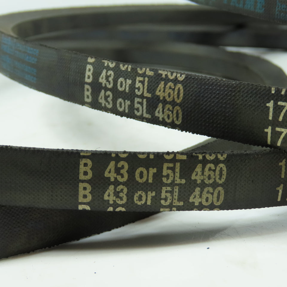 D & D B43 / 5L460 Dura-Prime 1722 V-Belt B-Section 21/32" x 46" Lot Of 5