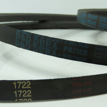 D & D B43 / 5L460 Dura-Prime 1722 V-Belt B-Section 21/32" x 46" Lot Of 5