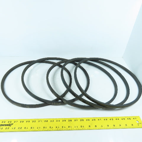 D & D B43 / 5L460 Dura-Prime 1722 V-Belt B-Section 21/32" x 46" Lot Of 5