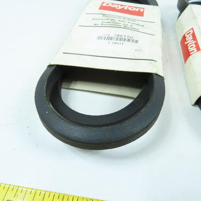 Dayton 3X611G 3X611 V-Belt 56" x 21/32" B-Section Lot Of 3