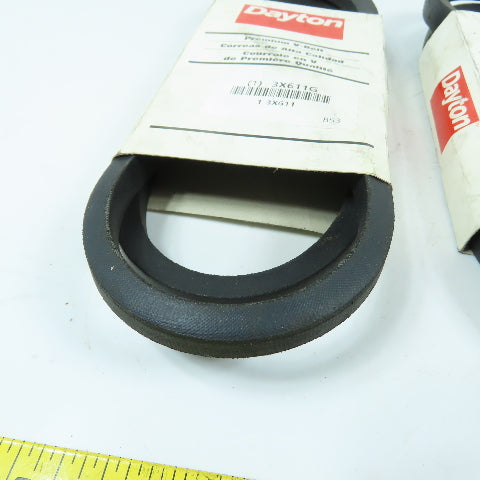 Dayton 3X611G 3X611 V-Belt 56" x 21/32" B-Section Lot Of 3