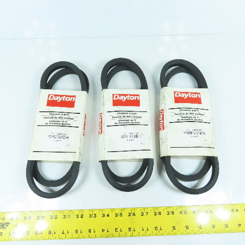 Dayton 3X611G 3X611 V-Belt 56" x 21/32" B-Section Lot Of 3
