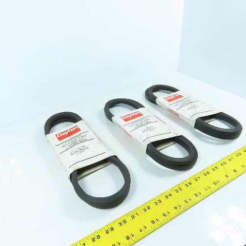 Dayton 3X639G 3X639 V-Belt 63" x 21/32" B-Section Lot Of 3