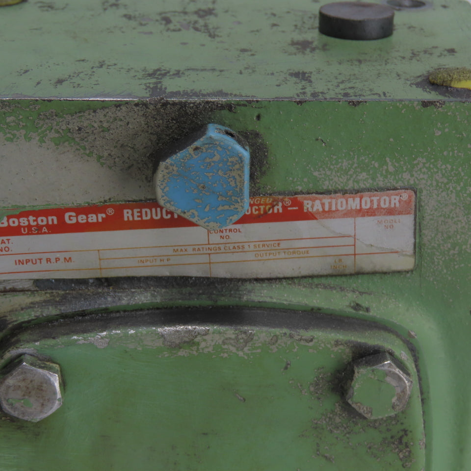 Boston Gear 19:1 Ratio 1/3HP Gear Motor 230/460V 3Ph