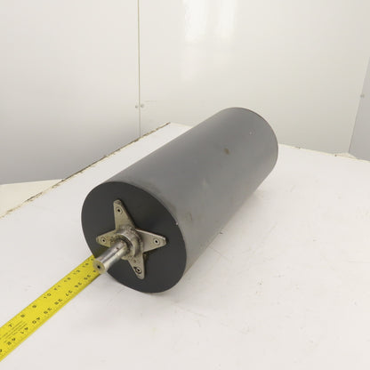 8.5" OD x 19-7/8" Face Gravity Conveyor Plastic Drum Roller 1" Shaft 24-3/8" OAL