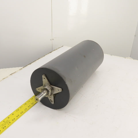 8.5" OD x 19-7/8" Face Gravity Conveyor Plastic Drum Roller 1" Shaft 24-3/8" OAL
