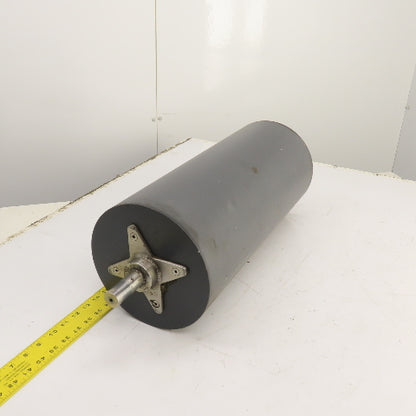 8.5" OD x 19-7/8" Face Gravity Conveyor Plastic Drum Roller 1" Shaft 24-3/8" OAL