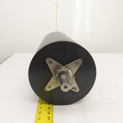 8.5" OD x 19-7/8" Face Gravity Conveyor Plastic Drum Roller 1" Shaft 24-3/8" OAL