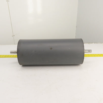 8.5" OD x 19-7/8" Face Gravity Conveyor Plastic Drum Roller 1" Shaft 24-3/8" OAL