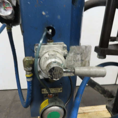 Nordson 1018488 B BU Bulk Unloader Pneumatic Drum Pump Assembly