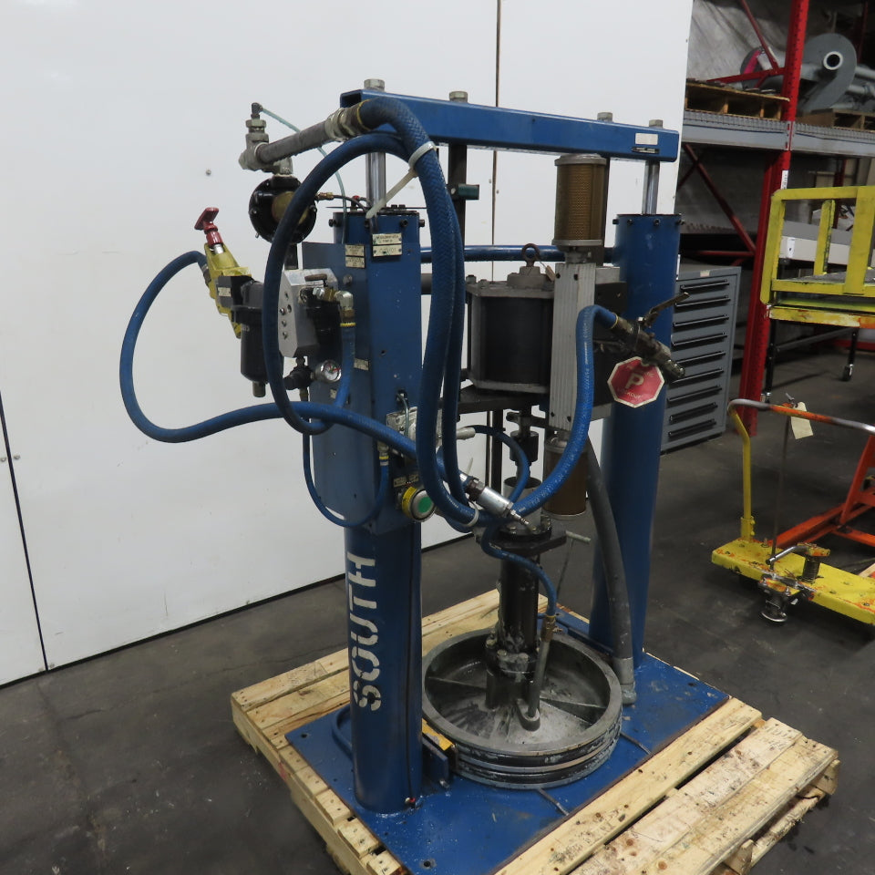 Nordson 1018488 B BU Bulk Unloader Pneumatic Drum Pump Assembly