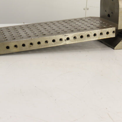 18" x 8" Jig Trunnion Fixture Setup Workholding Plate 137 Threaded Holes
