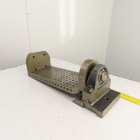 18" x 8" Jig Trunnion Fixture Setup Workholding Plate 137 Threaded Holes