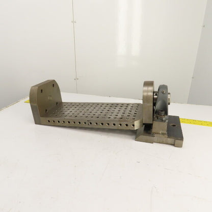 18" x 8" Jig Trunnion Fixture Setup Workholding Plate 137 Threaded Holes