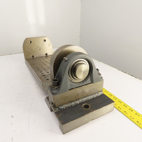 18" x 8" Jig Trunnion Fixture Setup Workholding Plate 137 Threaded Holes