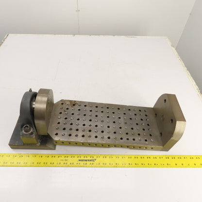18" x 8" Jig Trunnion Fixture Setup Workholding Plate 137 Threaded Holes