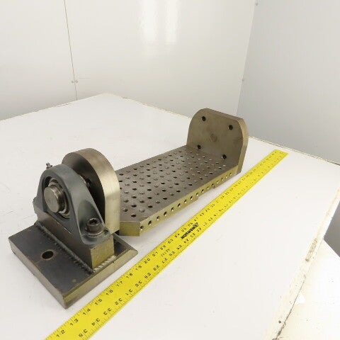 18" x 8" Jig Trunnion Fixture Setup Workholding Plate 137 Threaded Holes
