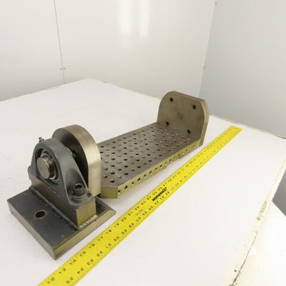 18" x 8" Jig Trunnion Fixture Setup Workholding Plate 137 Threaded Holes