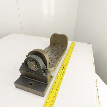 18" x 8" Jig Trunnion Fixture Setup Workholding Plate 137 Threaded Holes