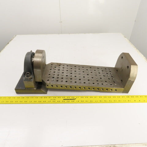 18" x 8" Jig Trunnion Fixture Setup Workholding Plate 137 Threaded Holes
