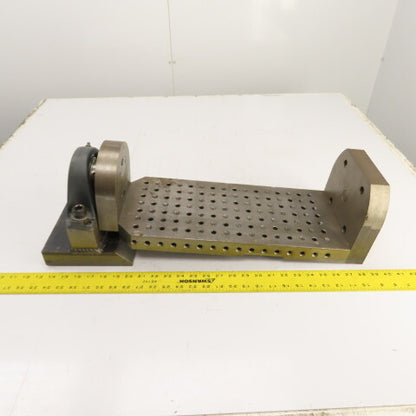 18" x 8" Jig Trunnion Fixture Setup Workholding Plate 137 Threaded Holes