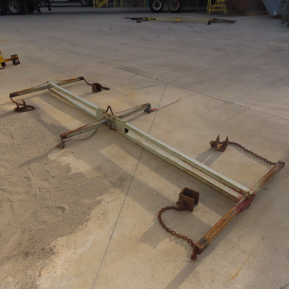 American Wire Rope & Sling 500LBS 6-Point Lifting Spreader Bar Beam 144"L