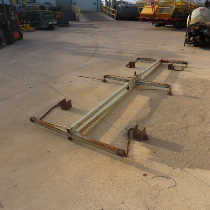 American Wire Rope & Sling 500LBS 6-Point Lifting Spreader Bar Beam 144"L
