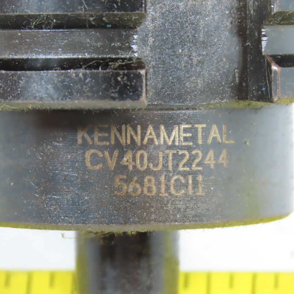 Kennametal CV40JT2244 5681C11 CAT40 Tool Holder Jacobs Taper Adapter