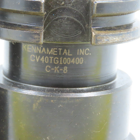 Kennametal CV40TG100400 CAT40 Coolant Thru Single Angle Collet Chuck Lot Of 2