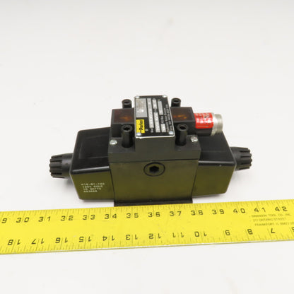 Parker D3W1CNYCF56 5/3 Position Closed Center Hydraulic Valve 110/120V Coil