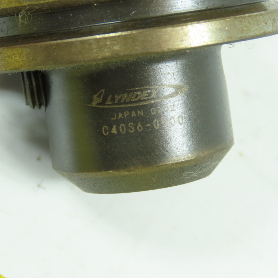 Lyndex C40S6-0500 CAT40 Coolant Thru (1/2") 0.500" End Mill Tool Holder
