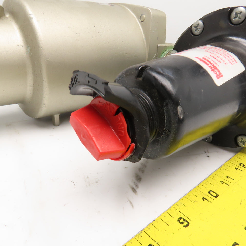 SMC AMG550-N10C 1" NPT Compressed Air Drain Catch W/ Pressure Regulator