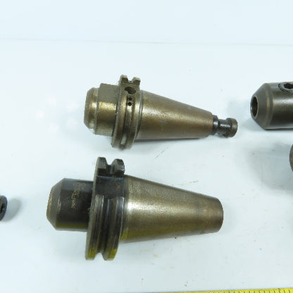 Misc Brands CAT40 Coolant Thru End Mill Tool Holders 3/4", 1/2", 3/8" Lot Of 6