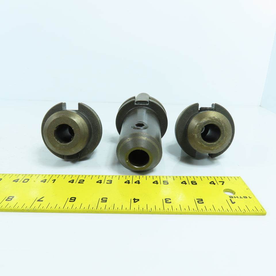 Misc Brands CAT40 Coolant Thru End Mill Tool Holders 3/4", 1/2", 3/8" Lot Of 6
