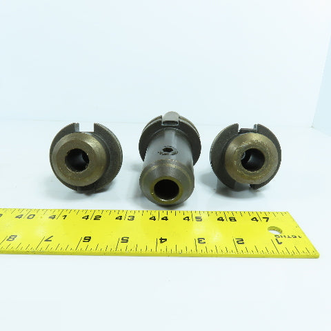 Misc Brands CAT40 Coolant Thru End Mill Tool Holders 3/4", 1/2", 3/8" Lot Of 6