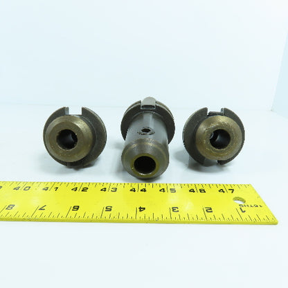 Misc Brands CAT40 Coolant Thru End Mill Tool Holders 3/4", 1/2", 3/8" Lot Of 6