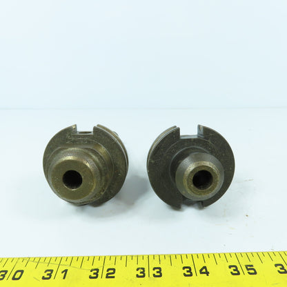 Misc Brands CAT40 Coolant Thru End Mill Tool Holders 3/4", 1/2", 3/8" Lot Of 6